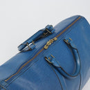 LOUIS VUITTON Epi Keepall 55 Boston Bag Blue M42955 LV Auth 191783A-6