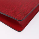 LOUIS VUITTON Epi Montaigne 27 Clutch Bag Red M52657 LV Auth 191784A-15