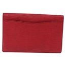 LOUIS VUITTON Epi Montaigne 27 Clutch Bag Red M52657 LV Auth 191784A-2