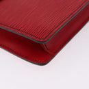 LOUIS VUITTON Epi Montaigne 27 Clutch Bag Red M52657 LV Auth 191784A-7