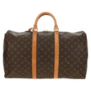 LOUIS VUITTON Monogram Keepall 50 Boston Bag M41426 LV Auth 191786V-2