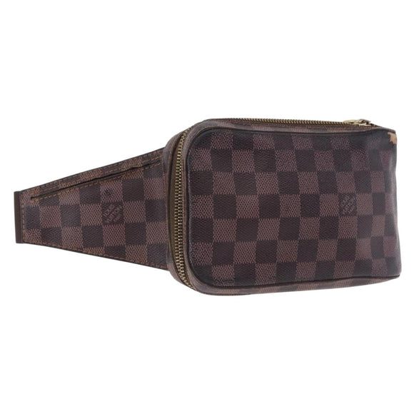 LOUIS VUITTON Damier Ebene Geronimos Shoulder Bag N51994 LV Auth 191787