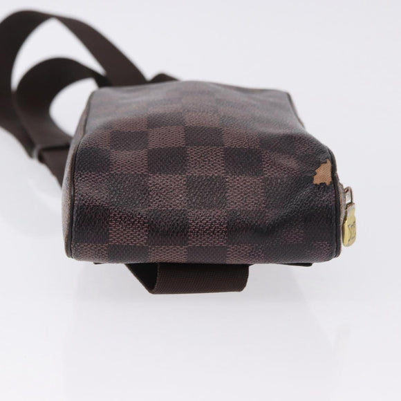 LOUIS VUITTON Damier Ebene Geronimos Shoulder Bag N51994 LV Auth 191787