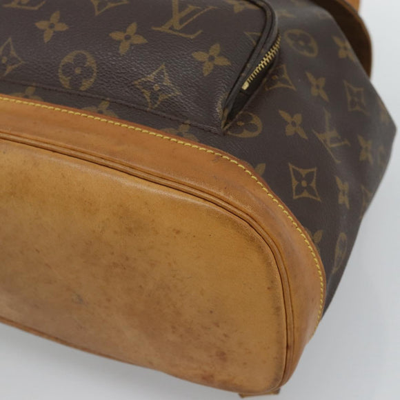 LOUIS VUITTON Monogram Montsouris MM Backpack M51136 LV Auth 191792