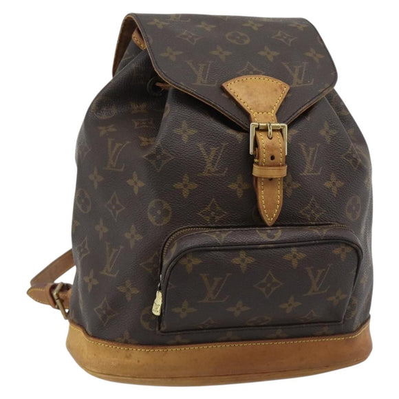 LOUIS VUITTON Monogram Montsouris MM Backpack M51136 LV Auth 191792