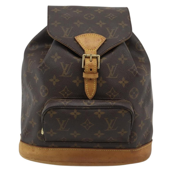 LOUIS VUITTON Monogram Montsouris MM Backpack M51136 LV Auth 191792