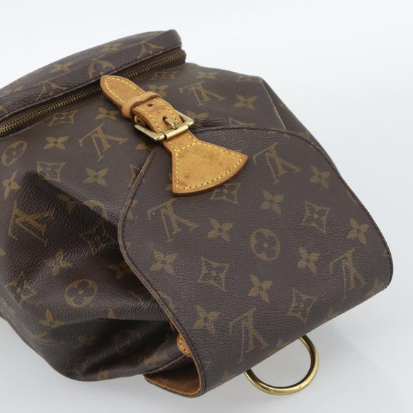LOUIS VUITTON Monogram Montsouris MM Backpack M51136 LV Auth 191792