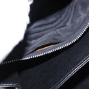 CELINE Horse Carriage Shoulder Bag Leather Black Auth 191795-24