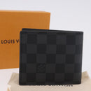 LOUIS VUITTON Damier Grafitte Portefeuille Amerigo Wallet N60053 LV Auth 191797M-12