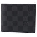 LOUIS VUITTON Damier Grafitte Portefeuille Amerigo Wallet N60053 LV Auth 191797M-2