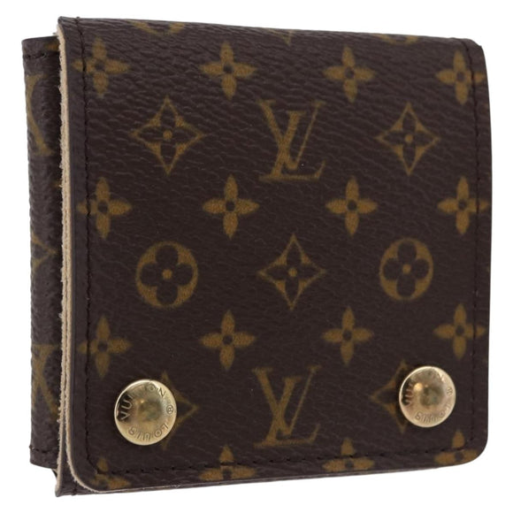 LOUIS VUITTON Monogram Jewelry Accessory Case LV Auth 191798V