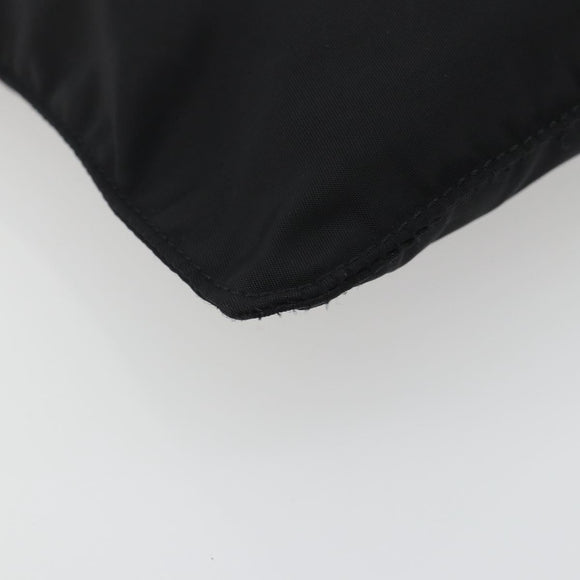 PRADA Shoulder Bag Nylon Black Silver Auth 191800V