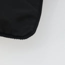 PRADA Shoulder Bag Nylon Black Silver Auth 191800V-12