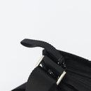 PRADA Shoulder Bag Nylon Black Silver Auth 191800V-15
