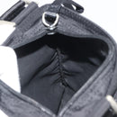 PRADA Shoulder Bag Nylon Black Silver Auth 191800V-18