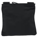PRADA Shoulder Bag Nylon Black Silver Auth 191800V-3