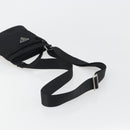 PRADA Shoulder Bag Nylon Black Silver Auth 191800V-7