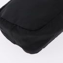 PRADA Pouch Nylon Black Silver Auth 191801-15