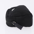 PRADA Pouch Nylon Black Silver Auth 191801-5