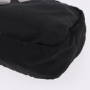 PRADA Pouch Nylon Black Silver Auth 191801-14