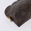 LOUIS VUITTON Monogram Pochette Cosmetic PM Cosmetic Pouch M47515 LV Auth 191802-15