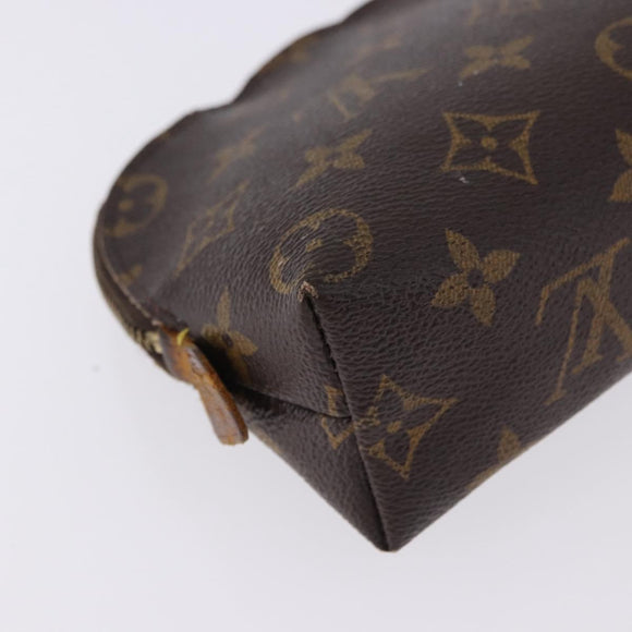 LOUIS VUITTON Monogram Pochette Cosmetic PM Cosmetic Pouch M47515 LV Auth 191802