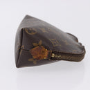 LOUIS VUITTON Monogram Pochette Cosmetic PM Cosmetic Pouch M47515 LV Auth 191802-3