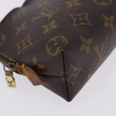 LOUIS VUITTON Monogram Pochette Cosmetic PM Cosmetic Pouch M47515 LV Auth 191802-7