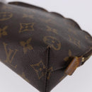 LOUIS VUITTON Monogram Pochette Cosmetic PM Cosmetic Pouch M47515 LV Auth 191802-14
