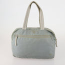 PRADA Boston Bag Hand Bag Nylon 3 Set Khaki Blue Auth 191805-10