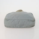 PRADA Boston Bag Hand Bag Nylon 3 Set Khaki Blue Auth 191805-14