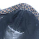 CELINE Macadam Canvas Hand Bag PVC Leather Black Gold Auth 191811V-18