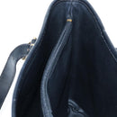 CELINE Macadam Canvas Hand Bag PVC Leather Black Gold Auth 191813V-21