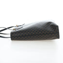 CELINE Macadam Canvas Tote Bag PVC Leather Black Gold Auth 191814V-3