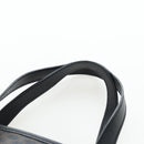 CELINE Macadam Canvas Hand Bag PVC Leather Black Gold Auth 191816V-15