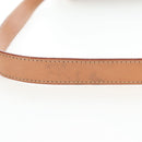 CELINE Macadam Canvas Shoulder Bag PVC Leather Brown Gold Auth 191817V-8