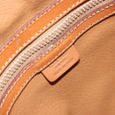 CELINE Macadam Canvas Hand Bag PVC Leather Brown Gold Auth 191819A-17