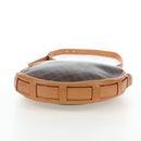 CELINE Macadam Canvas Shoulder Bag PVC Leather Brown Gold Auth 191822V-5