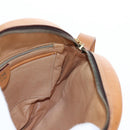 CELINE Macadam Canvas Shoulder Bag PVC Leather Brown Gold Auth 191822V-20