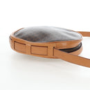 CELINE Macadam Canvas Shoulder Bag PVC Leather Brown Gold Auth 191822V-4