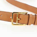 CELINE Macadam Canvas Shoulder Bag PVC Leather Brown Gold Auth 191822V-8