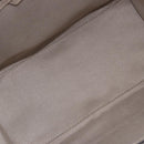 CELINE Luggage Micro Shopper Hand Bag Leather Beige Auth 191824V-10