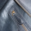 CELINE Luggage Hand Bag Canvas Black Gold Auth 191825V-23