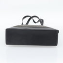 CELINE Macadam Canvas Tote Bag PVC Leather Black Gold Auth 191826V-5