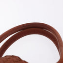 BOTTEGA VENETA INTRECCIATO Cabas PM Hand Bag Leather Brown 141498 Auth 191828V-14