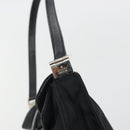 GUCCI Hand Bag Canvas Black Silver 001 3734 Auth 191829A-14