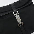GUCCI Hand Bag Canvas Black Silver 001 3734 Auth 191829A-15