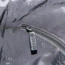GUCCI Hand Bag Canvas Black Silver 001 3734 Auth 191829A-20