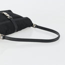 GUCCI Hand Bag Canvas Black Silver 001 3734 Auth 191829A-7