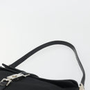 GUCCI Hand Bag Canvas Black Silver 001 3734 Auth 191829A-8